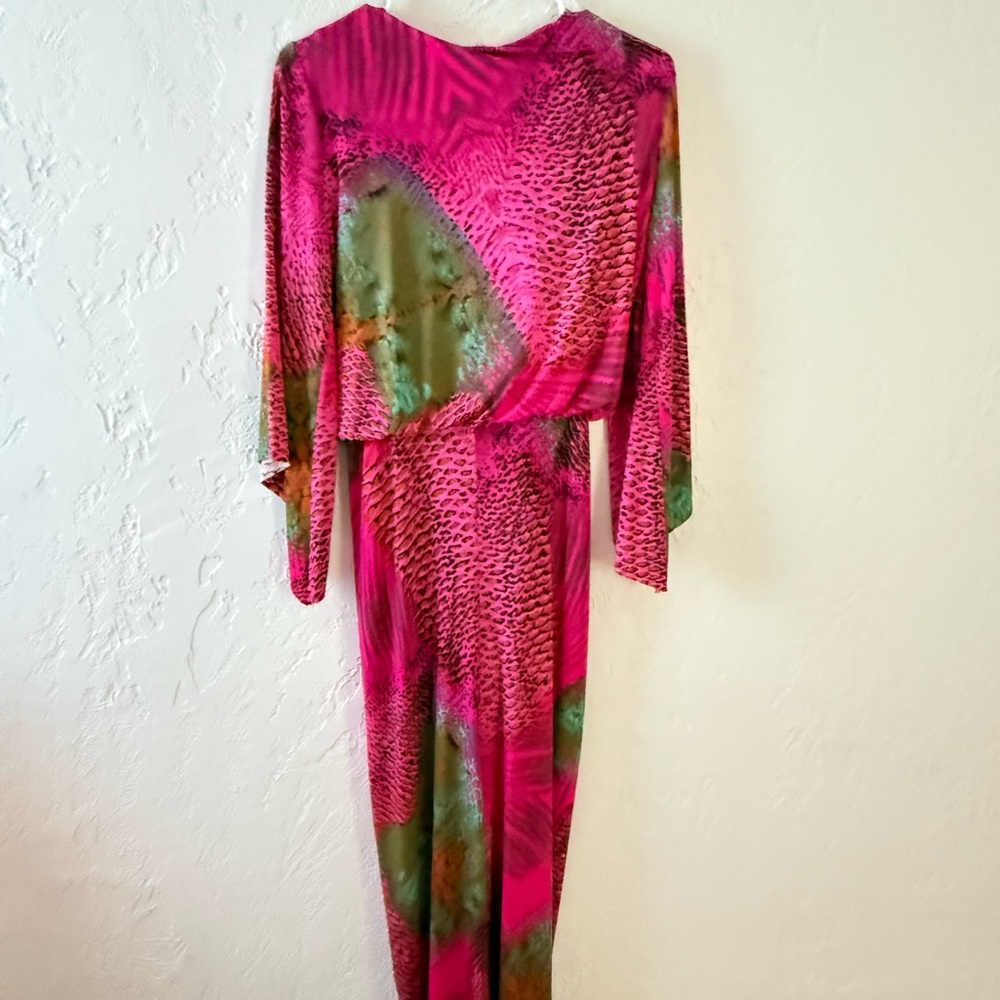 Tbags Los Angeles Draped Gorgeous Maxi Dress - Picture 2 of 5